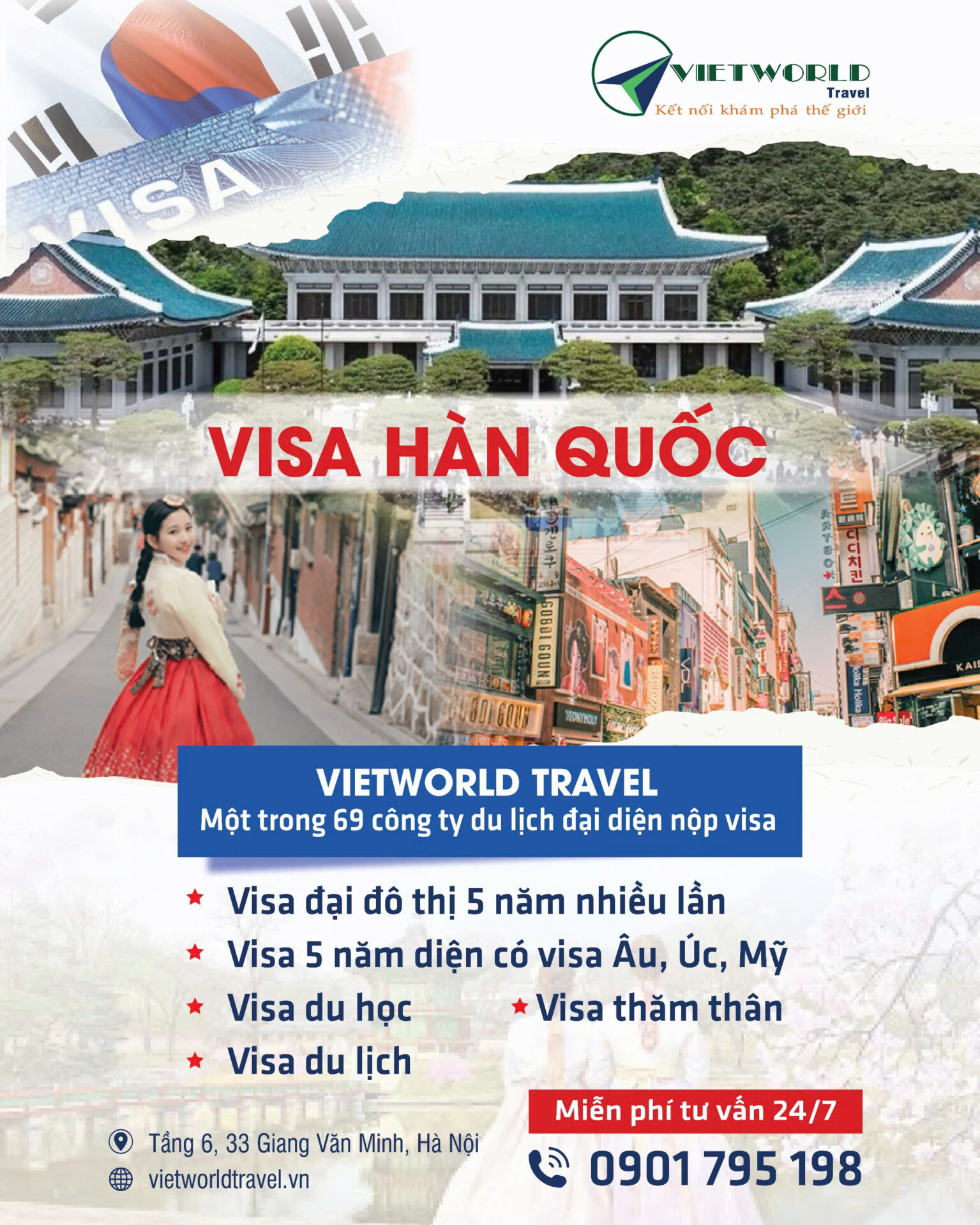 Hồ sơ xin visa Hàn Quốc