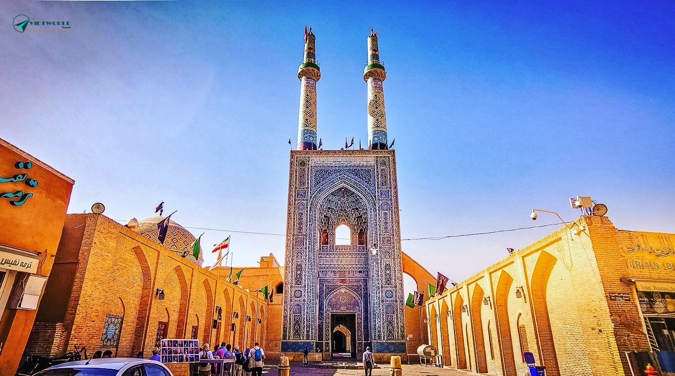 Tour Iran 9 Ngày 8 Đêm Nhà thờ hồ giáo Jameh Mosque of Yazd