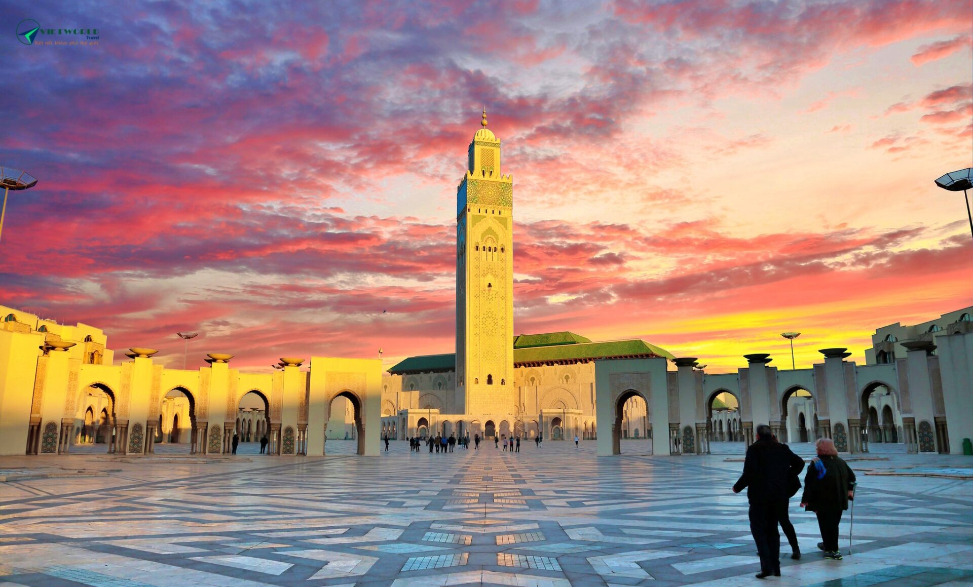 Du lịch Maroc thăm Casablanca - King Hassan II Mosque