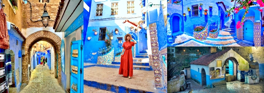 Tour Maroc 10 Ngày 09 Đêm thăm Chefchaouen Maroc