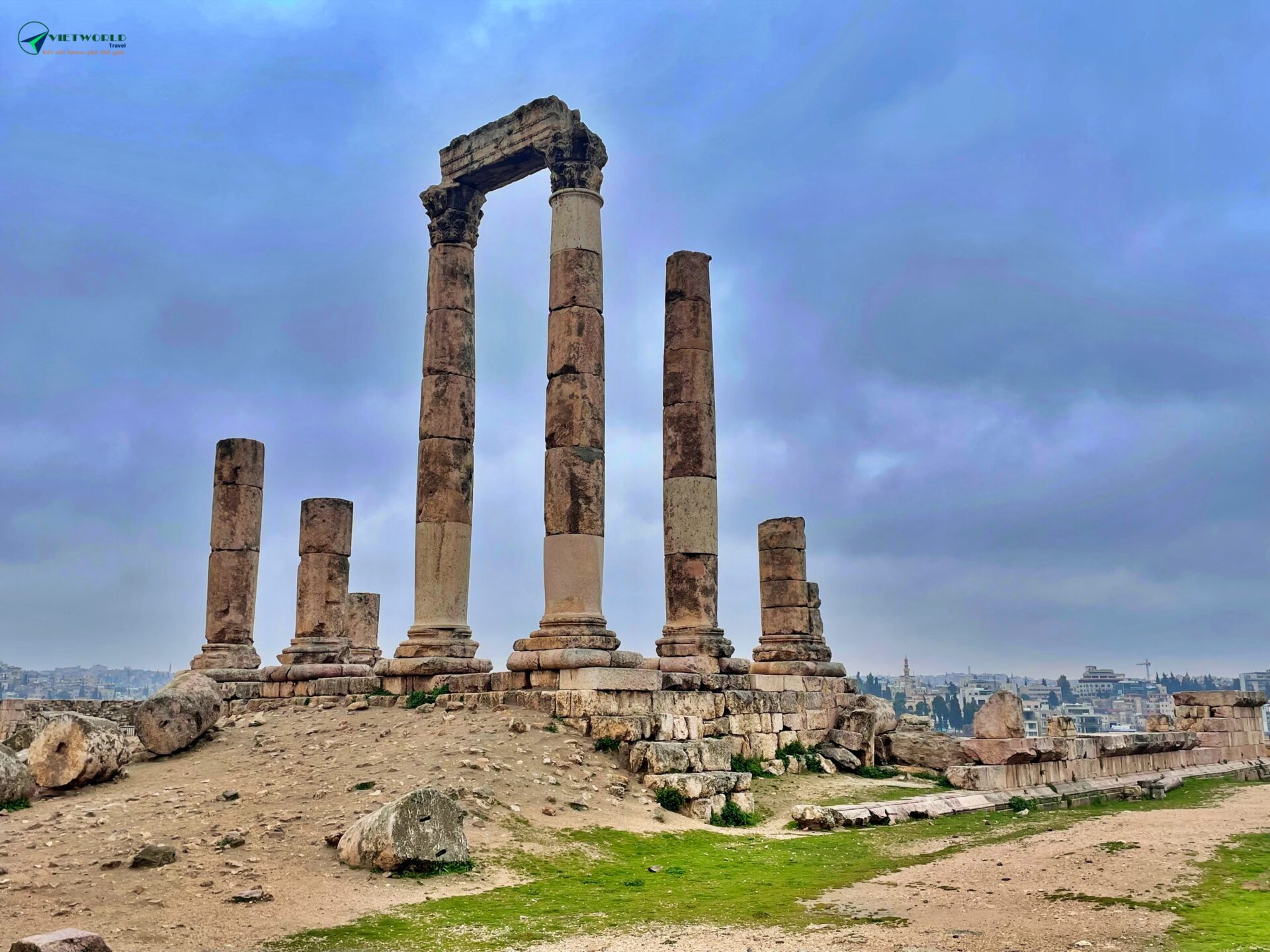 Tour Jordan Ai Cập 12N11Đ 3 Du lịch Jordan thăm thành cổ Amman - Tour Jordan Ai Cập 12N11Đ