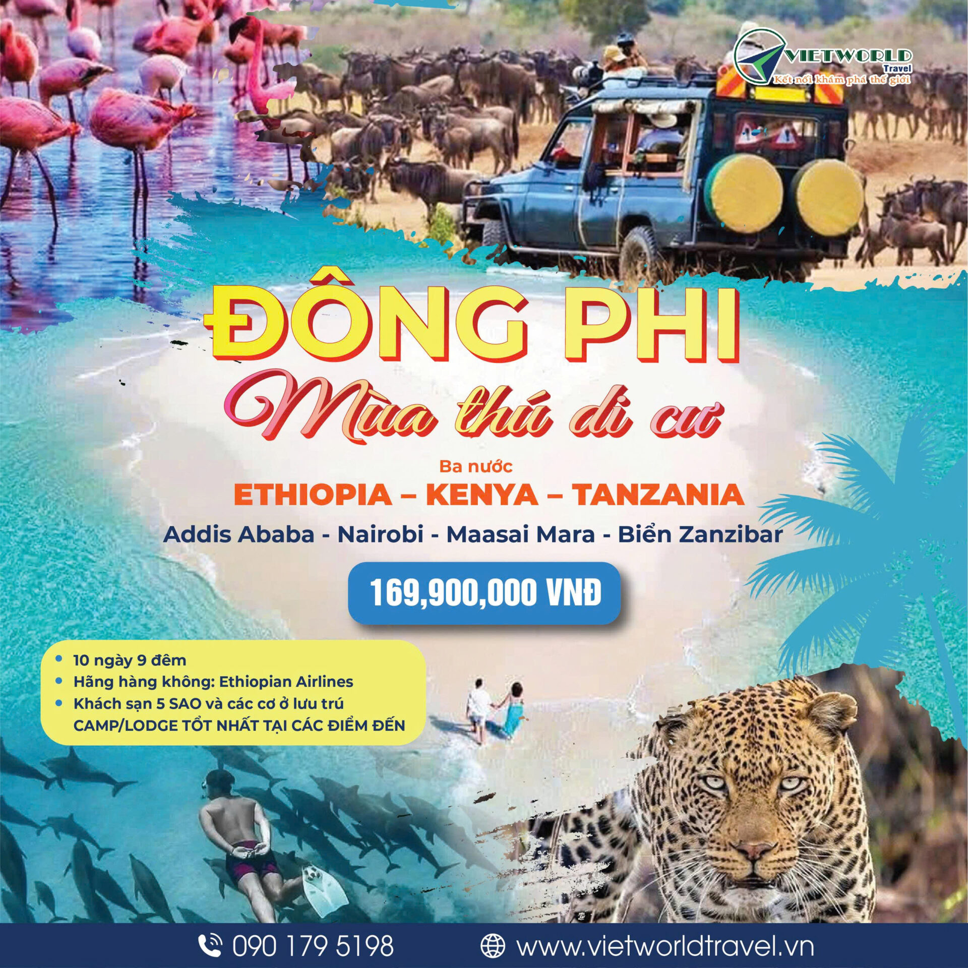 Tour 3 nước Đông Phi - Ethiopia- Kenya - Tanzania 1 Tour 3 nước Đông Phi