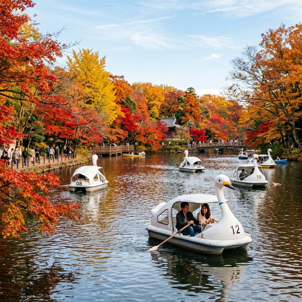 Inokashira Park – Mùa thu bên hồ